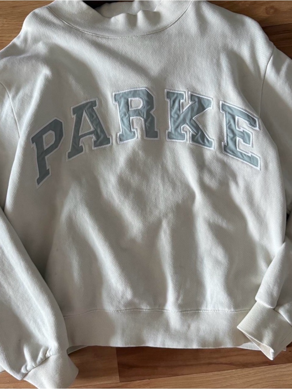 Parke White Pullover Sweatshirt - Soft Crewneck